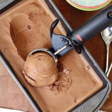 Vegan Vanilla Ice Cream (Churn or No Churn) - The Cheeky Chickpea