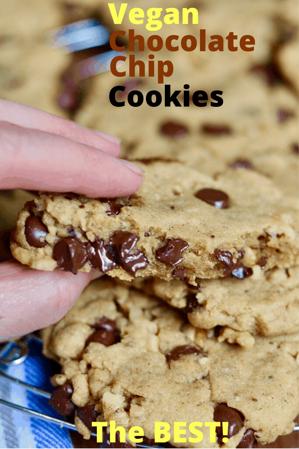 The Best Vegan Chocolate Chip Cookies - The Cheeky Chickpea