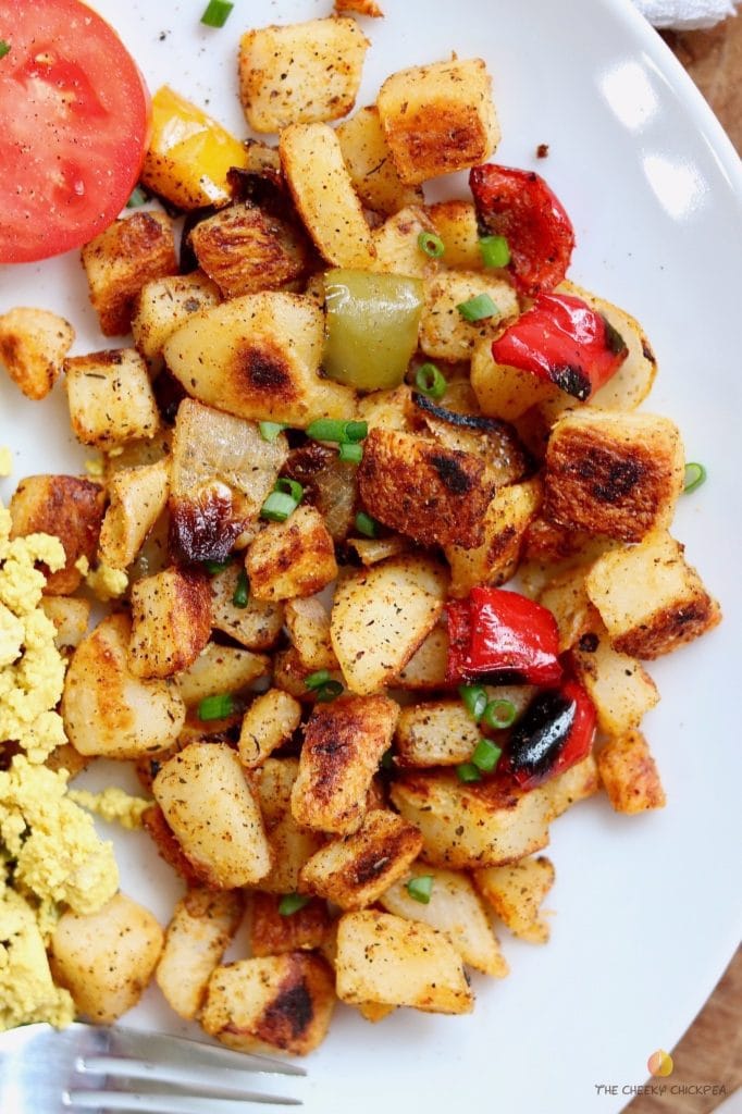 Best Home Fries Recipe (Breakfast Potatoes) - The Cheeky Chickpea