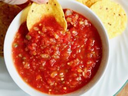 Restaurant Style Salsa Recipe - The Cheeky Chickpea