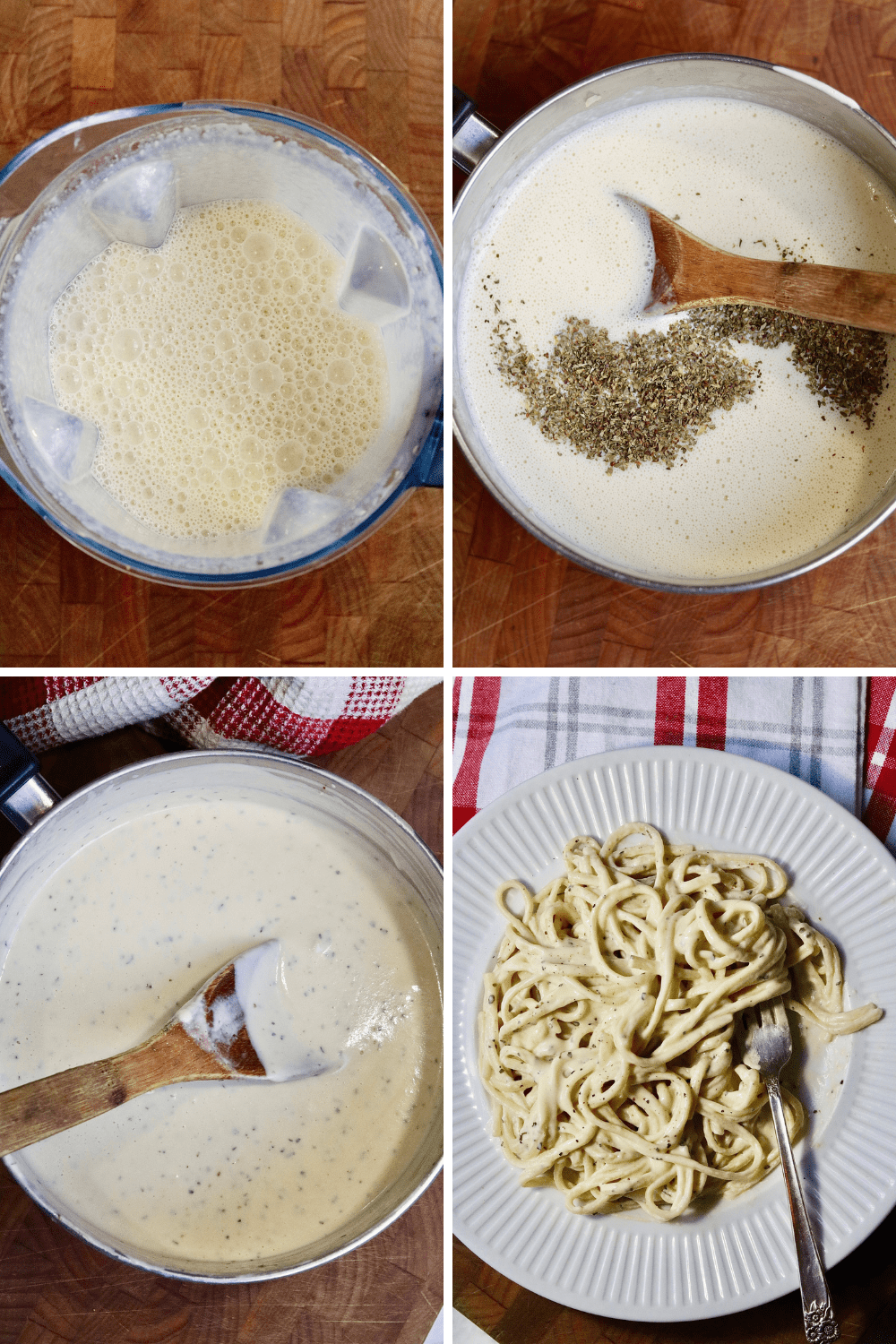 5Minute Vegan Garlic Alfredo Sauce The Cheeky Chickpea