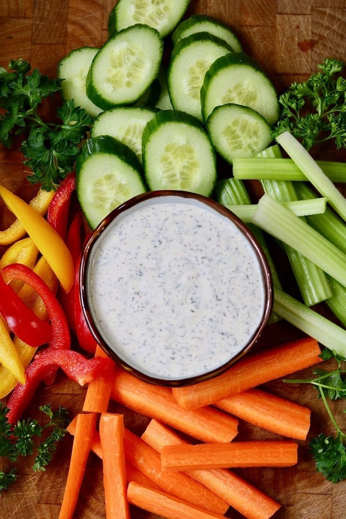 vegan ranch dressing for vegan potluck recipe roundup