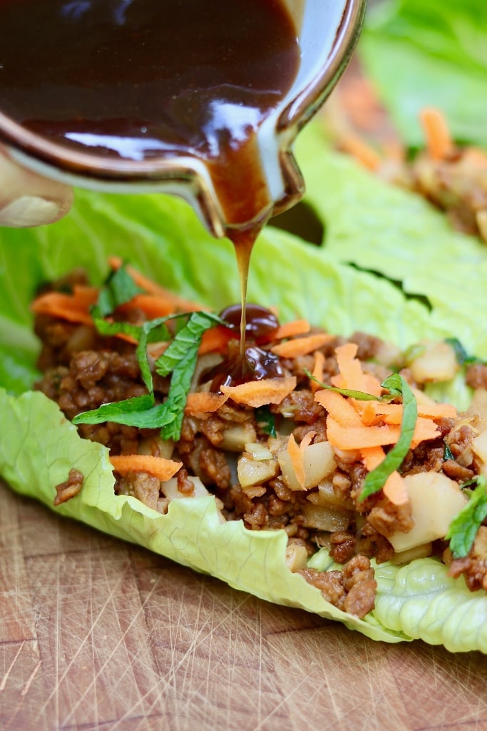 vegetarian lettuce wraps for vegan potluck recipe roundup