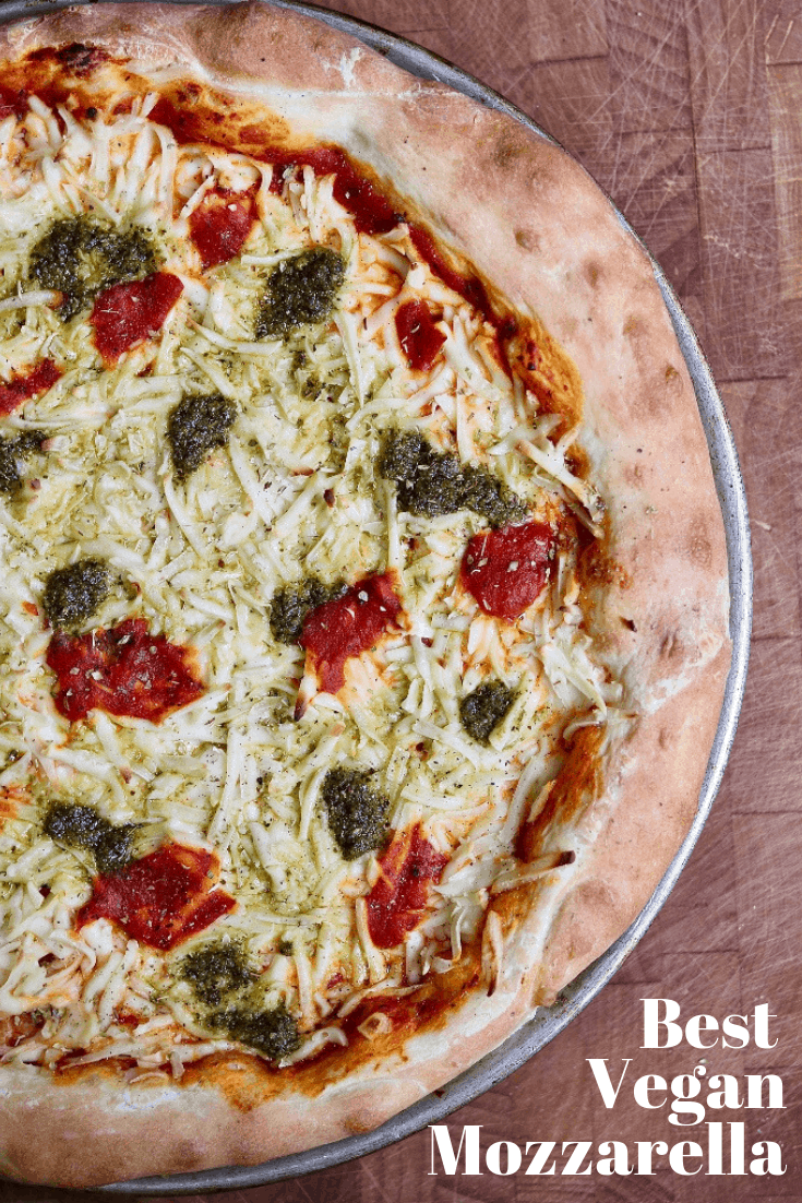 Bester veganer Mozzarella-Käse (perfekt für Pizza!)