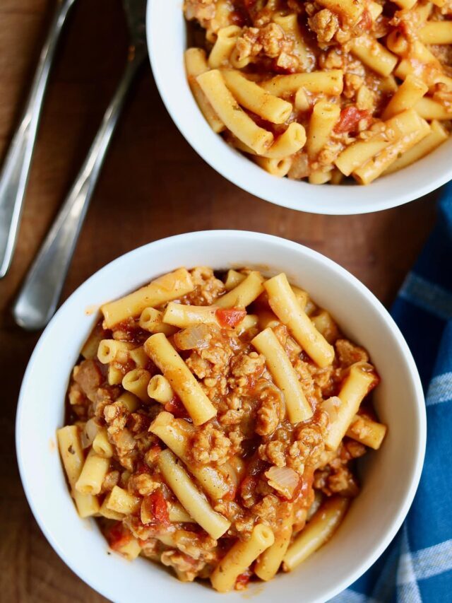 Vegan Hamburger Helper