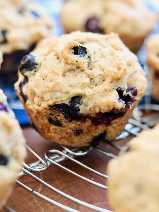 Vegan Blueberry Muffins
