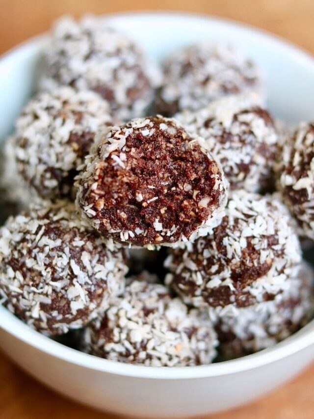 Chocolate Coconut Date Balls