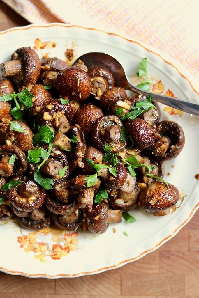 Vegan Roasted Garlic Mushroom and Barley Stew - Rabbit and Wolves