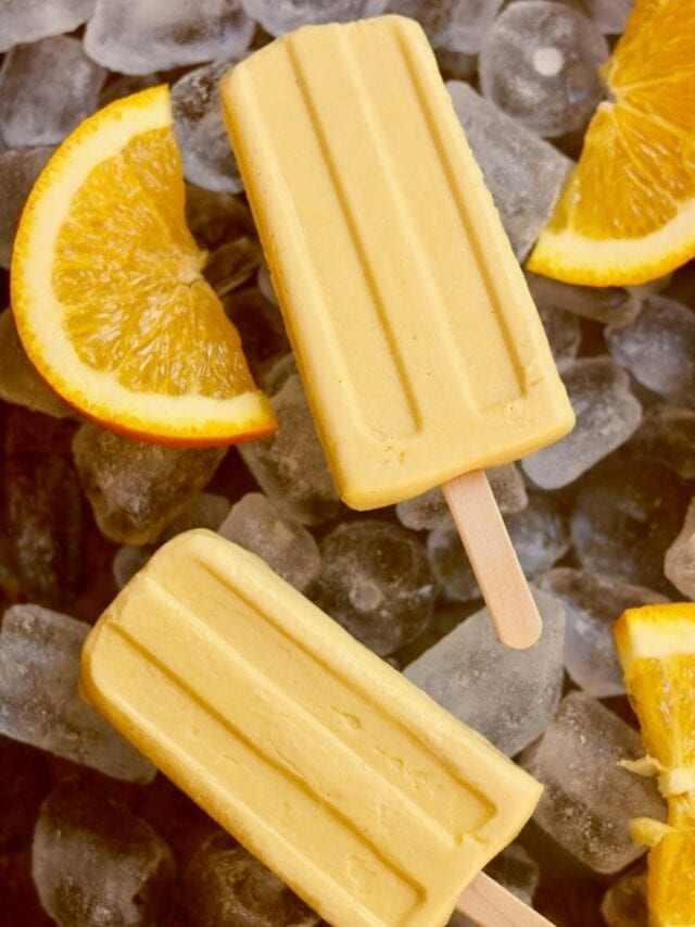 4 Ingredient Orange Creamsicles