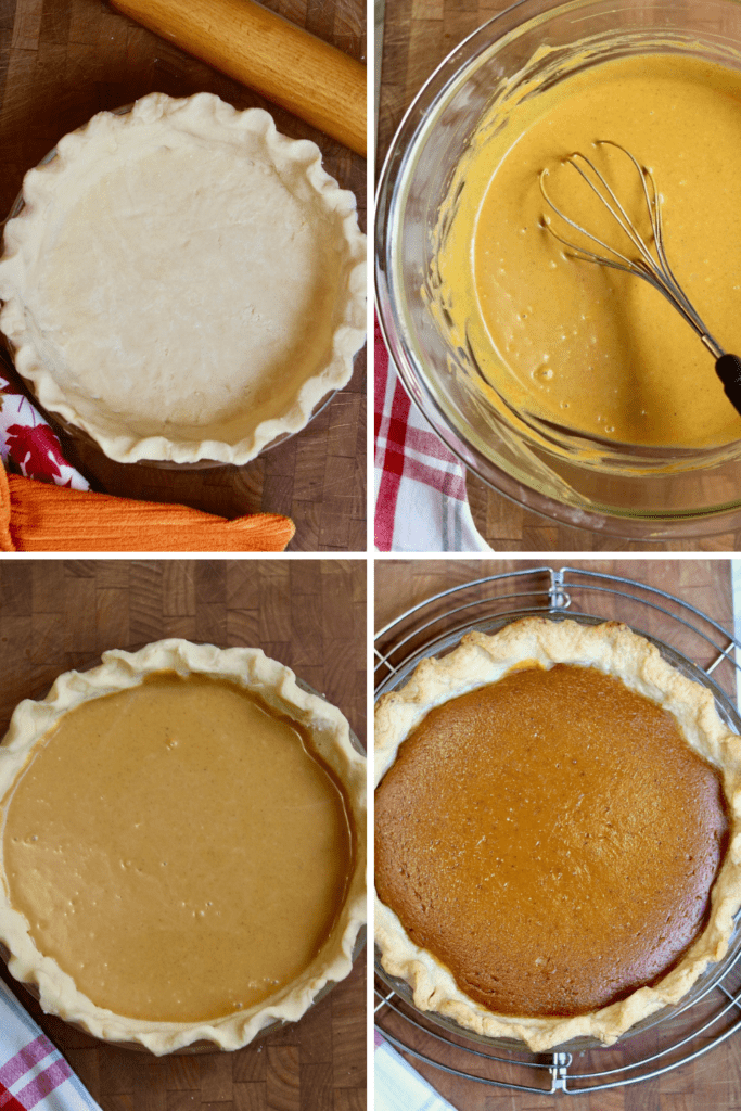 step by step photos how to make vegan pumpkin pie 