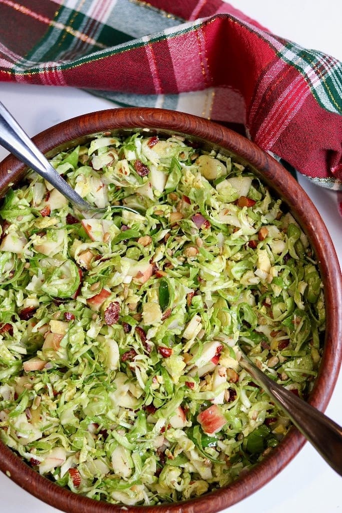 Skinnygirl Brussel Sprouts Salad with Honey Dijon Dressing