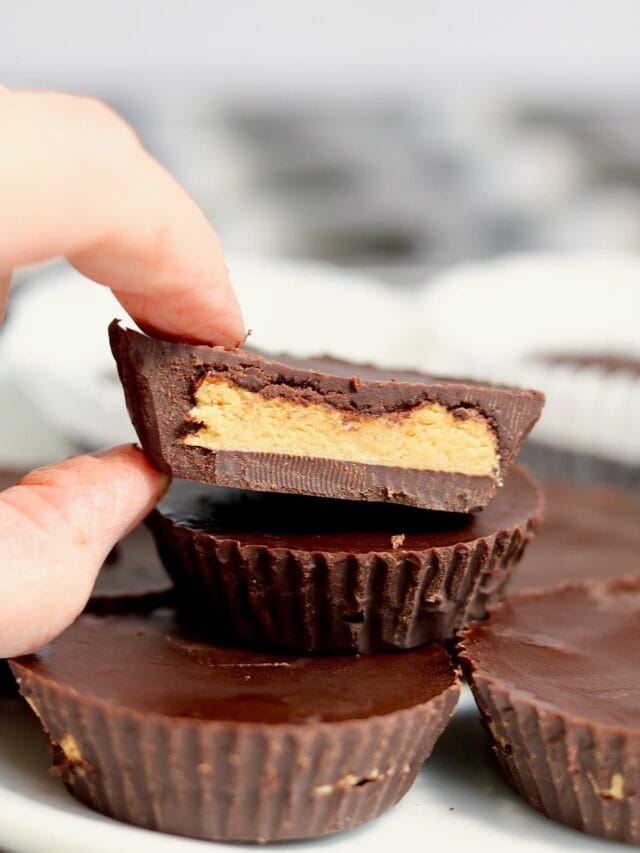 Healthy Vegan Peanut Butter Cups