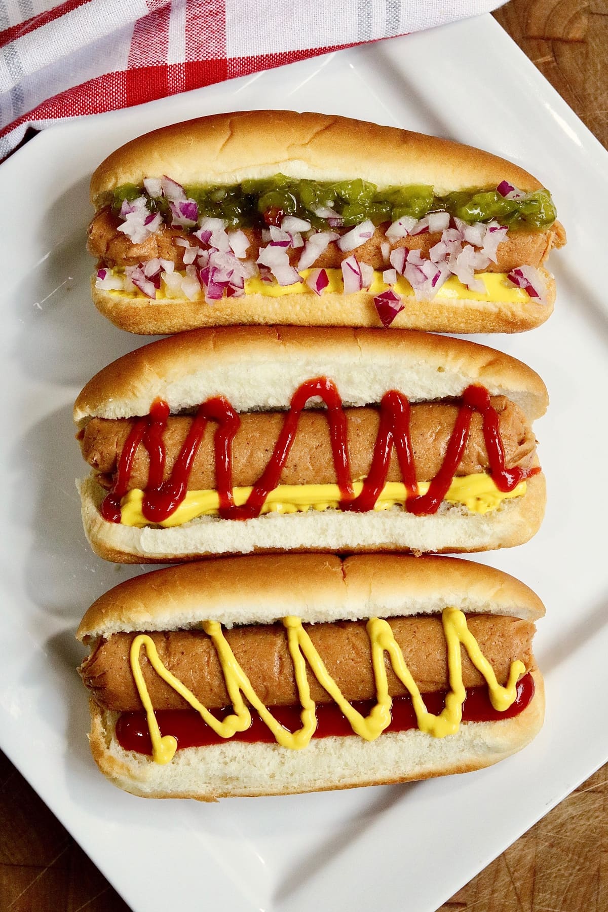 vegetarian hot dogs