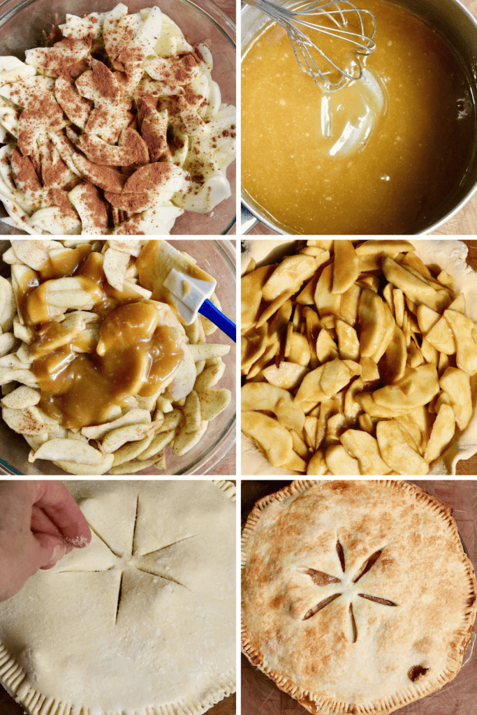 step by step photos how to make vegan apple pie