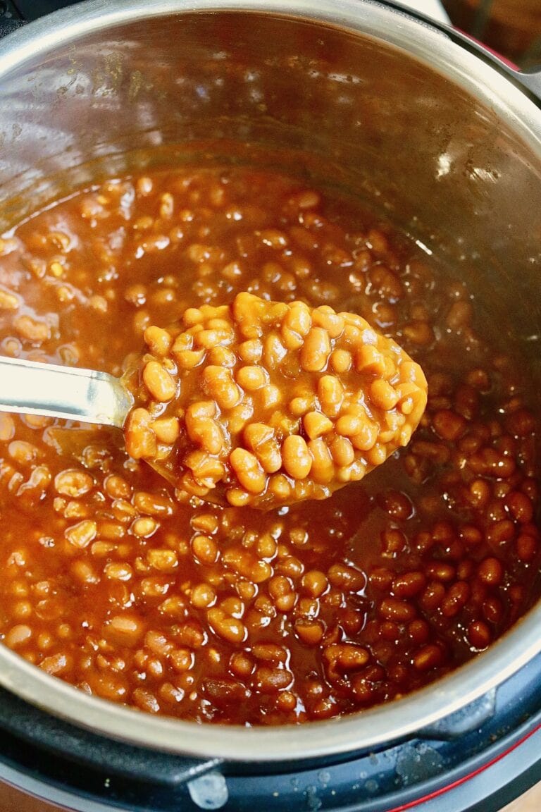 Vegan Baked Beans - Instant Pot, Slow Cooker or Oven! - The Cheeky Chickpea