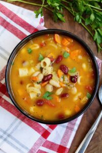 Instant Pot Pasta e Fagioli Soup - The Cheeky Chickpea