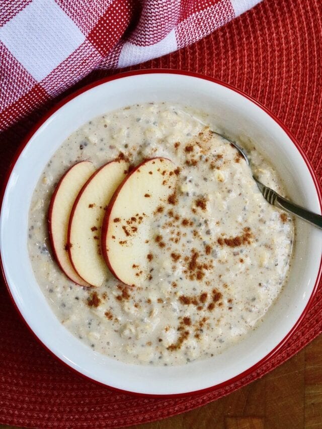 Apple Cinnamon Overnight Oats