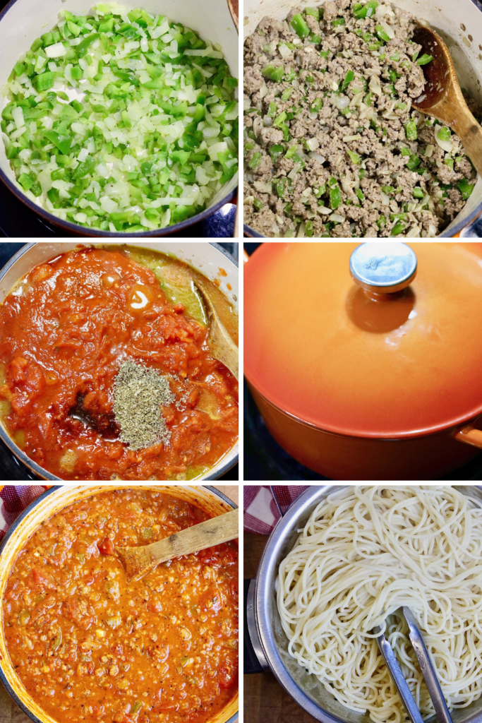 step by step photos how to make easy vegan spaghetti