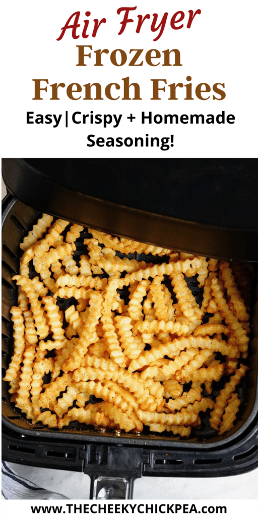 frozen french fries cooked in an air fryer