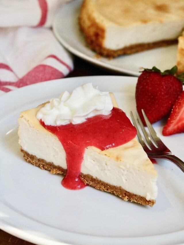 New York Style Vegan Cheesecake
