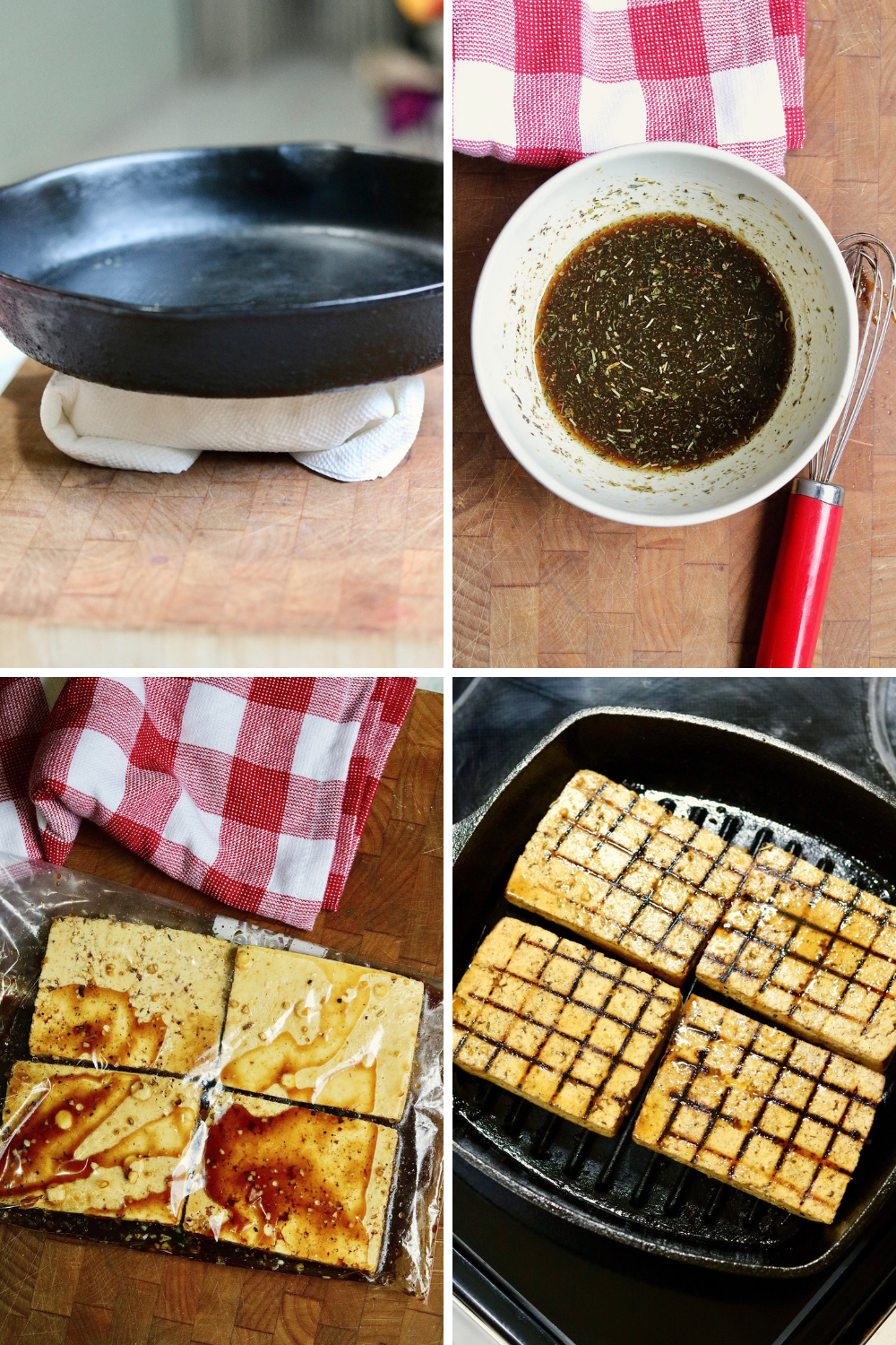 step by steps how to make grilled tofu steaks 