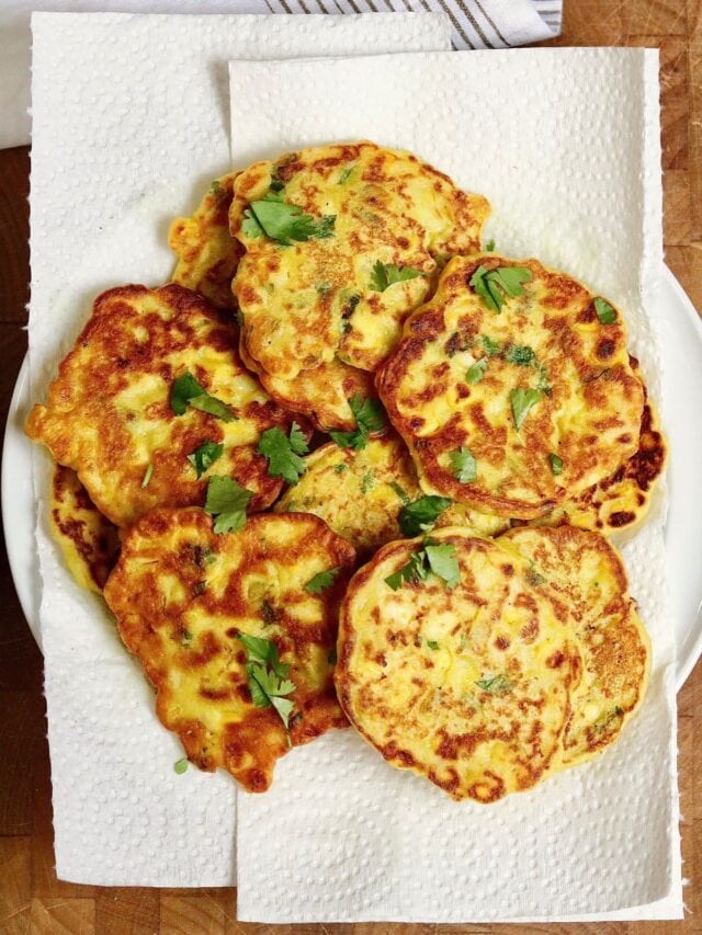 Vegan Corn Fritters