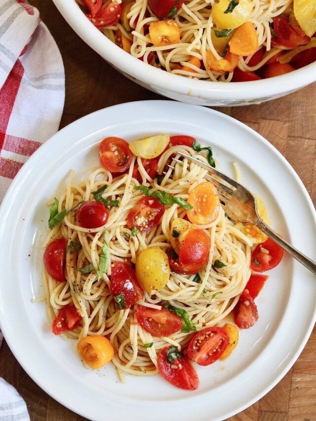 Easy Cherry Tomato Pasta
