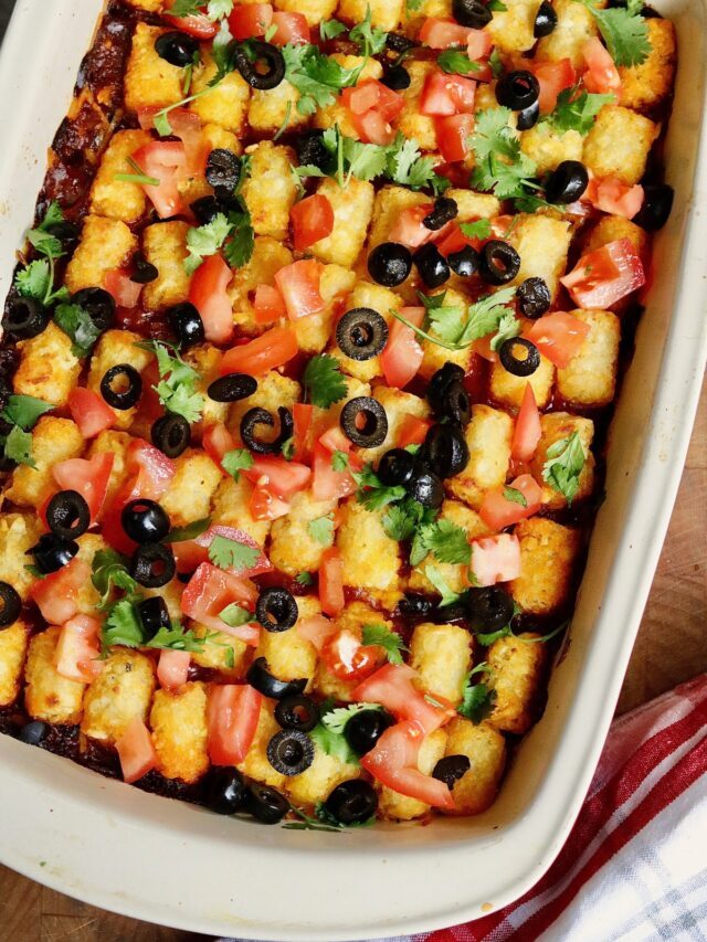 Mexican Tater Tot Casserole