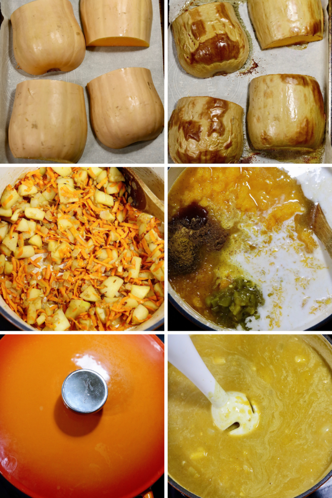 step by step photos how to make curried butternut squash soup