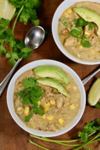 Vegan White Chili - The Cheeky Chickpea