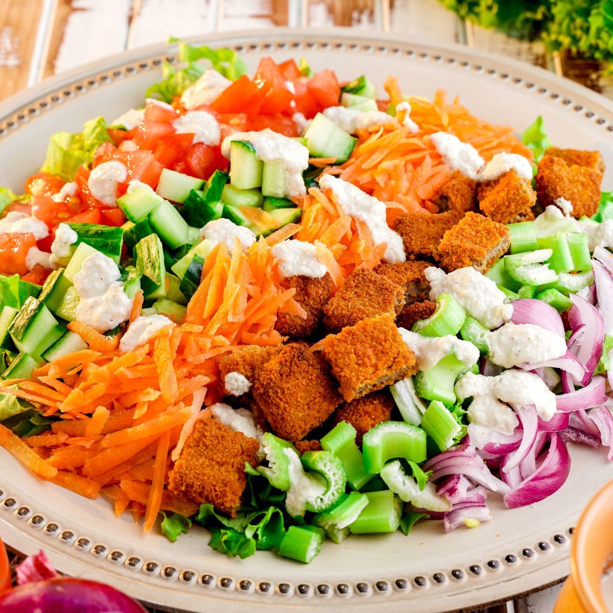 Buffalo Chicken Chopped Salad Recipe