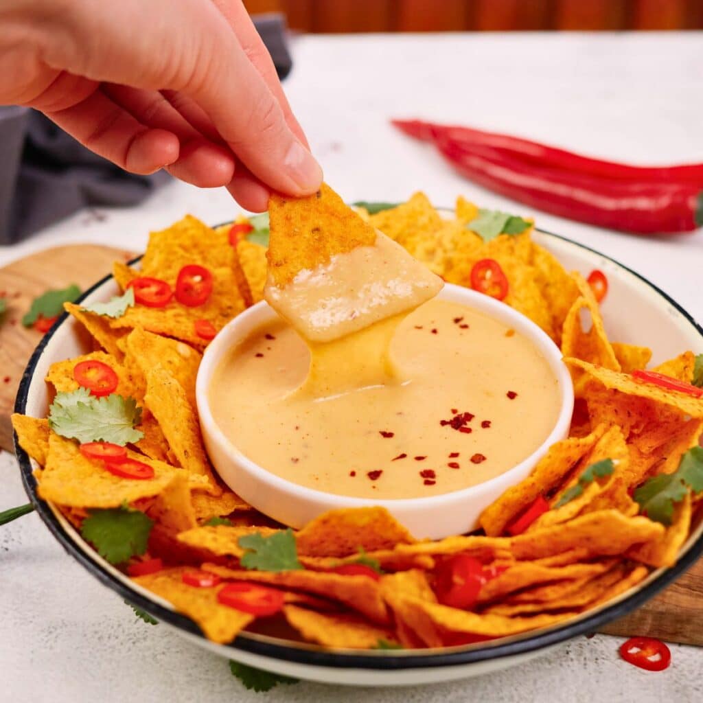 Vegan Cheese Sauce (Dairy Free) The Cheeky Chickpea