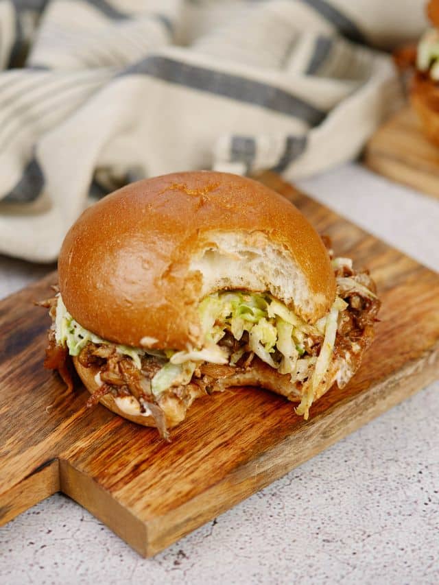 Vegan Pulled Mushroom "Pork" Sandwich